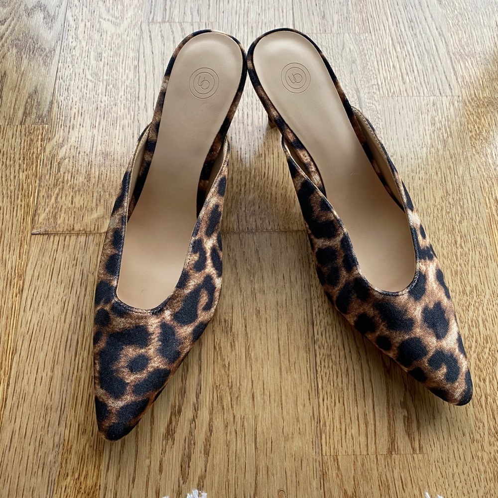 Leopard heels